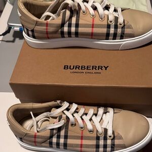 Burberry Woman's Signature Plaid Sneakers